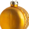 Intratuin  Weihnachtsbaumschmuck Macaron gold 5,5 x 4,2 x 6,2 cm| Weihnachtskugeln & -Anhänger
