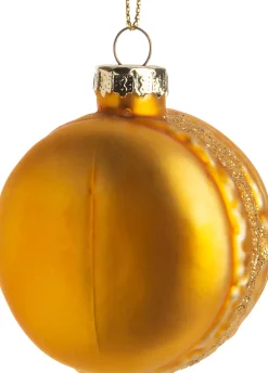 Intratuin  Weihnachtsbaumschmuck Macaron gold 5,5 x 4,2 x 6,2 cm| Weihnachtskugeln & -Anhänger