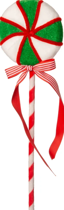 Intratuin  Weihnachtsbaumschmuck Candyline Lolly weiß 10 x 2 x 35 cm| Weihnachtskugeln & -Anhänger