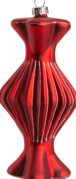 Intratuin  Weihnachtsbaumschmuck Bonbon rot 7 x 7 x 14,7 cm| Weihnachtskugeln & -Anhänger
