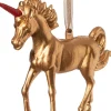 Intratuin  Weihnachtsbaumschmuck Einhorn gold 15 x 3 x 11 cm| Weihnachtskugeln & -Anhänger