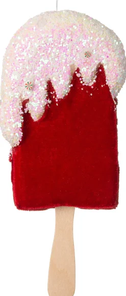 Intratuin  Weihnachtsbaumschmuck Candyline Eis rot 8 x 4 x 17 cm| Weihnachtskugeln & -Anhänger