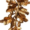Intratuin  Weihnachtsbaumschmuck Eichelblatt gold 15 x 11 x 1 cm| Weihnachtskugeln & -Anhänger