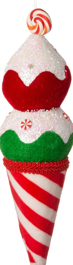 Intratuin  Weihnachtsbaumschmuck Candyline Eis mehrfarbig 13,5 x 3 x 16,5 cm| Weihnachtskugeln & -Anhänger