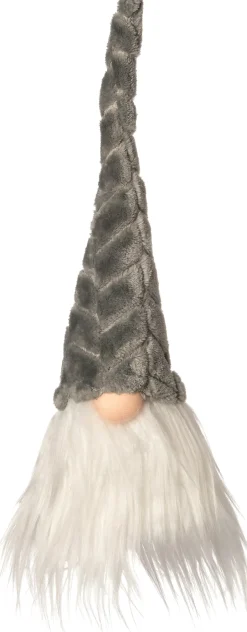 Intratuin  Weihnachtsdeko Wichtel Billy grau 12 x 8 x 30 cm| Weihnachtsfiguren & -Objekte