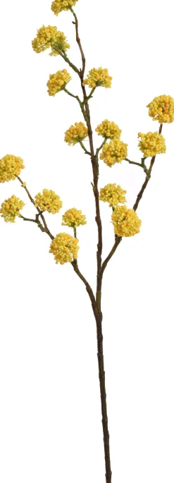 Intratuin Jasaco Kunstzweig Callicarpa gelb 70 cm| Kunstblumen