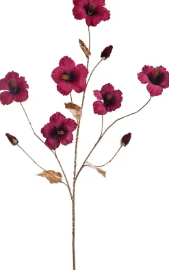 Intratuin Jasaco Pure Kunstblume Hibiskus 131 cm lila| Kunstblumen