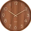 Intratuin Karlsson Wanduhr Pure natur 43 x 42 x 5 cm| Uhren