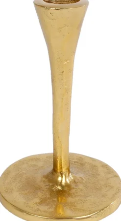 Intratuin Kerzenständer Aaron gold D 6 H 13 cm| Kerzenständer