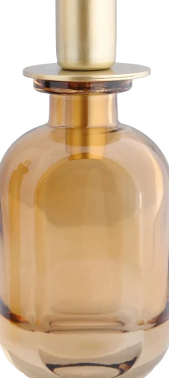 Intratuin Kerzenständer Langford braun rund 7 x 7 x 15 cm| Kerzenständer