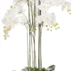 Intratuin Kunstpflanze Orchidee (Phalaenopsis) in Topf 60 x 70 x 110 cm weiß| Kunstpflanzen