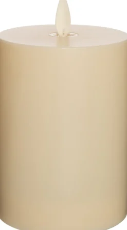 Intratuin LED Kerze Outdoor mit beweglicher Flamme creme D 8 H 11 cm| Led Kerzen