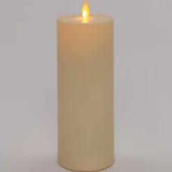 Intratuin LED Kerze Outdoor mit beweglicher Flamme creme D 8 H 20 cm| Led Kerzen