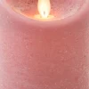 Intratuin LED Kerze Rustic D 7,5 H 10 cm altrosa| Led Kerzen