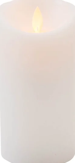 Intratuin LED Kerze 'Rustik' mit Timer H 15 cm weiß| Led Kerzen
