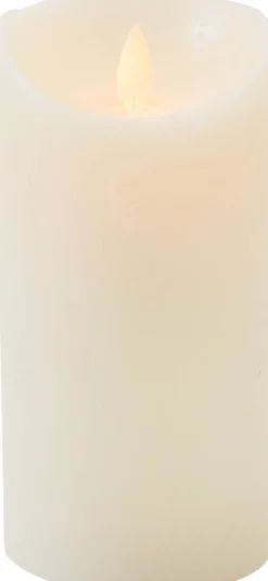 Intratuin LED Kerze 'Rustik' mit Timer H 15 cm creme| Led Kerzen