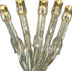 Intratuin LED-Lichterkette Batterie transparent 2m warmweiß| Weihnachtsbaumbeleuchtung