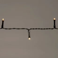 Intratuin Lichterkette schwarz 1,5 m mit 20 LEDs warmweiß| Weihnachtsbaumbeleuchtung