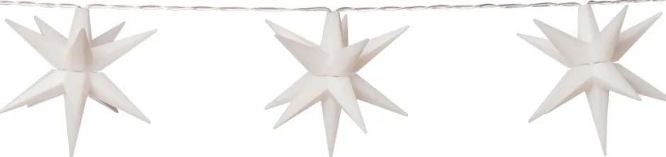 Intratuin Lichterkette Sterne groß 1,5 m mit 10 LEDs warmweiß| Motiv-Lichterketten