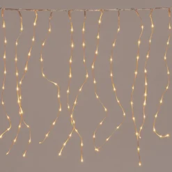 Intratuin Lichtervorhang mit 1000 LEDs extra warm 500 x 50 cm| Lichtervorhänge