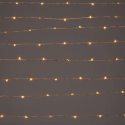 Intratuin Lichtkaskade Jute LED 8 x 2 m klassisch warm| Lichtkaskaden