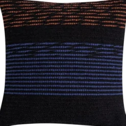 Intratuin Linen & More Dekokissen New Woven schwarz 45 x 45 x 10 cm| Kissen|Dekokissen