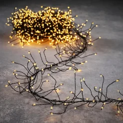 Intratuin Luca Lighting Cluster-Lichterkette mit 960 LEDs warmweiß 9 m| Weihnachtssterne