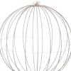 Intratuin Luca Lighting Hängelampe Kugel mit 260 LEDs weißes Licht D 40 cm| Weihnachtsfiguren (Außen)