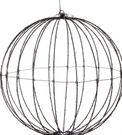 Intratuin Luca Lighting Hängelampe Kugel mit 260 LEDs warmweiß D 40 cm| Weihnachtsfiguren (Außen)