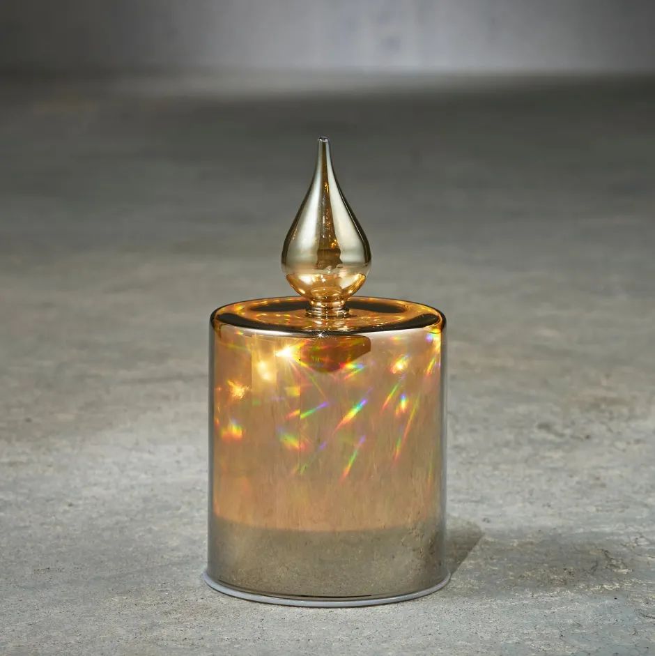 Intratuin Luca Lighting LED Kerze schwarz D 8 H 14,5 cm| Led Kerzen