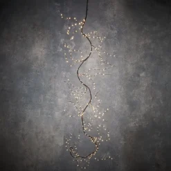 Intratuin Luca Lighting Weihnachtsbeleuchtung Zweig 150 cm braun mit 180 LEDs weiß| Weihnachtsfiguren (Außen)|Motiv-Lichterketten