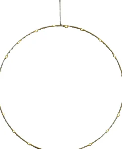 Intratuin Luca Lighting Weihnachtsdeko Bodhi Ring mit Beleuchtung D 50 H 0,5 cm| Weihnachtsdeko Zum Aufhängen