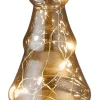 Intratuin Luca Lighting Weihnachtsbaum Sterre gold beleuchtet D 9 H 21 cm| Weihnachtsfiguren & -Objekte