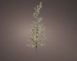 Intratuin Lumineo LED Weihnachtszweig grün 26 Lämpchen warmweiß D 15 H 120 cm| Weihnachts- & Adventsdeko|Weihnachtszweige & -Blumen
