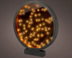 Intratuin Lumineo Tischleuchte Ruben schwarz 35 x 4,2 x 38,5 cm| Weihnachtsleuchten