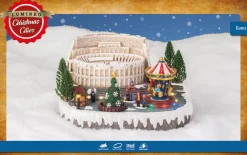 Intratuin Lumineo Weihnachtsdorf Panorama Rom 31 x 29 x 18 cm| Weihnachtshäuschen