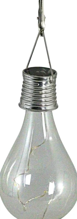 Intratuin Luxform Solar-Glühbirne Gartenleuchte D 16,5 H7 cm| Solar Gartenleuchten|Außenleuchten Hängend