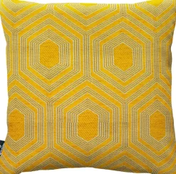 Intratuin Madison Dekokissen Boston gelb 45 x 45 cm| Kissen|Dekokissen