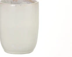 Intratuin Mica Decorations Becher Tabo weiß D 7,5 cm H 10 cm| Geschirr & Gläser