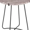 Intratuin Mica Decorations Beistelltisch Farah braun/zwart D 43 H 45 cm| Beistelltische|Beistelltische