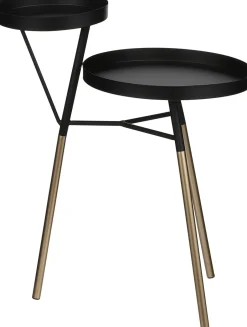 Intratuin Mica Decorations Beistelltisch Piccolo schwarz 47 x 30 x 56 cm| Beistelltische|Beistelltische