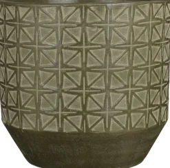 Intratuin Mica Decorations Blumentopf Valley dunkelgrün D 31 H 30 cm| Blumentöpfe|Blumentöpfe & Pflanzgefäße