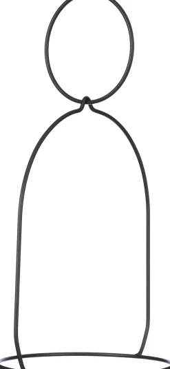 Intratuin Mica Decorations Blumentopf Halter schwarz 25,5 x 21 x 44 cm| Blumenampeln & Pflanzenhalter