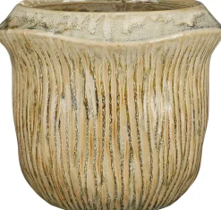 Intratuin Mica Decorations Blumentopf Catona beige D 22 H 19 cm| Blumentöpfe|Blumentöpfe & Pflanzgefäße