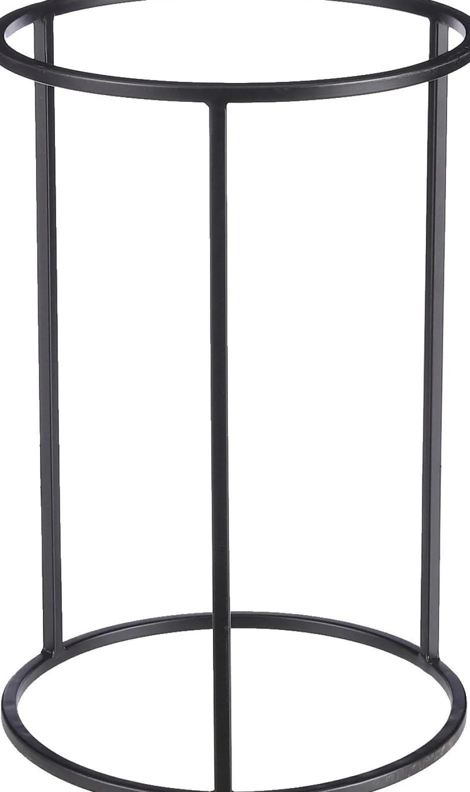 Intratuin Mica Decorations Blumentopf-Ständer Pillar schwarz D 36 H 60 cm| Blumenständer