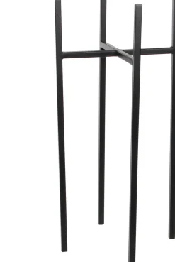 Intratuin Mica Decorations Blumentopf-Ständer Ascot 24 x 24 x 55 cm schwarz| Blumenständer