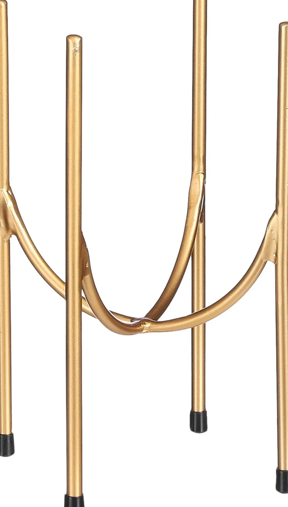 Intratuin Mica Decorations Blumentopf-Ständer Kimo gold D 17 H 25 cm| Blumenständer