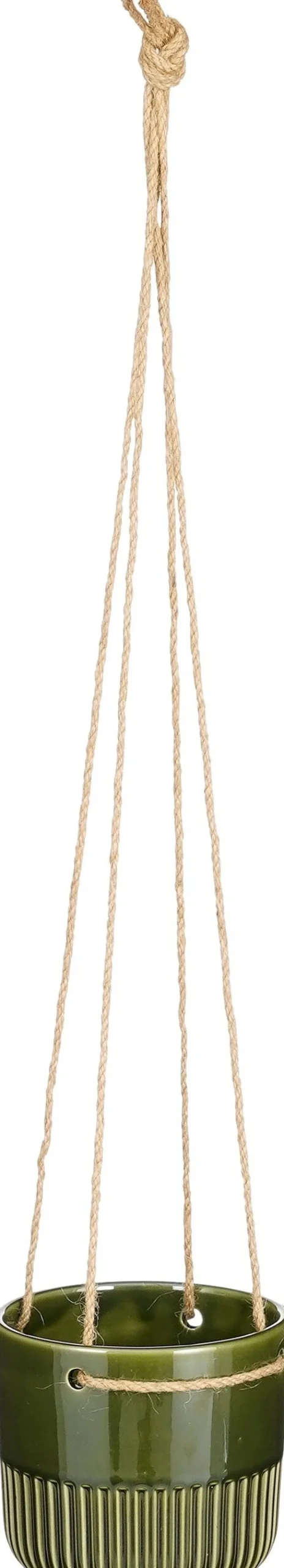 Intratuin Mica Decorations Hängetopf Primo grün D 14 H 13 cm| Blumenampeln & Hängetöpfe|Blumentöpfe & Pflanzgefäße