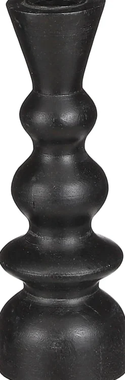 Intratuin Mica Decorations Kerzenständer Breggo schwarz D 7 H 20 cm| Kerzenständer