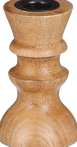 Intratuin Mica Decorations Kerzenständer braun D 6 H 10 cm| Kerzenständer